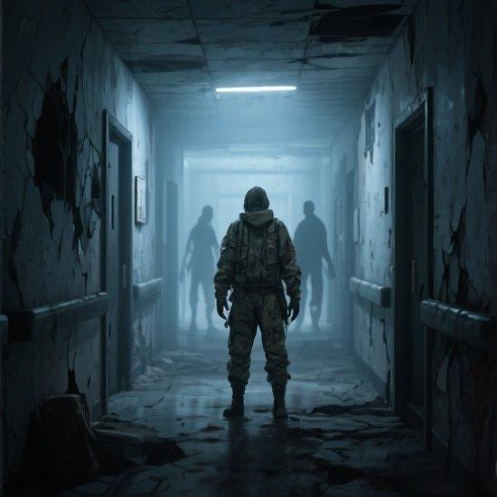 Survival horror game screenshot 2025