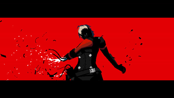 Signalis pixel-art visuals in gameplay